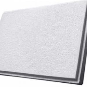 Acoustic Glass Wool Ceiling Tiles Tegular Edges